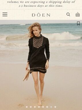 Doen Wildeve Cotton Printed Dress - RARE